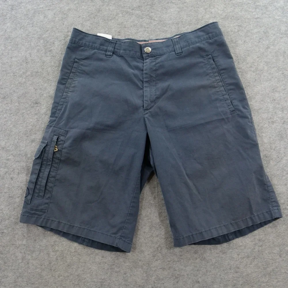 Bogner Shorts Mens 34 Blue Cargo Golf Stretch  Cargo Utility Bermuda